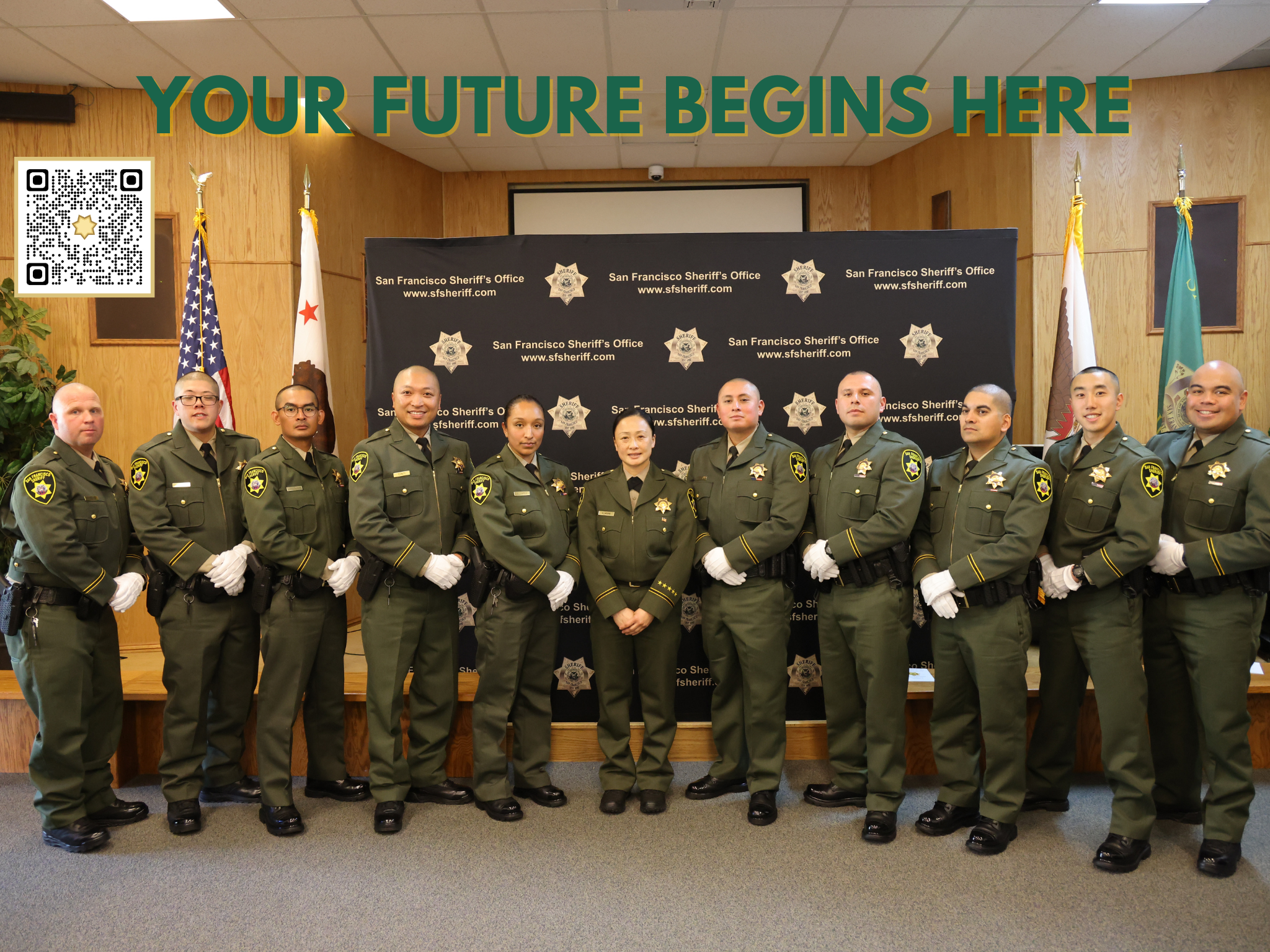 Looking for a career that’s both challenging AND rewarding? The San Francisco Sheriff’s Office wants YOU! Our deputies work in the jails, streets, courts & City buildings. Visit the Join Our Team page to learn more. 