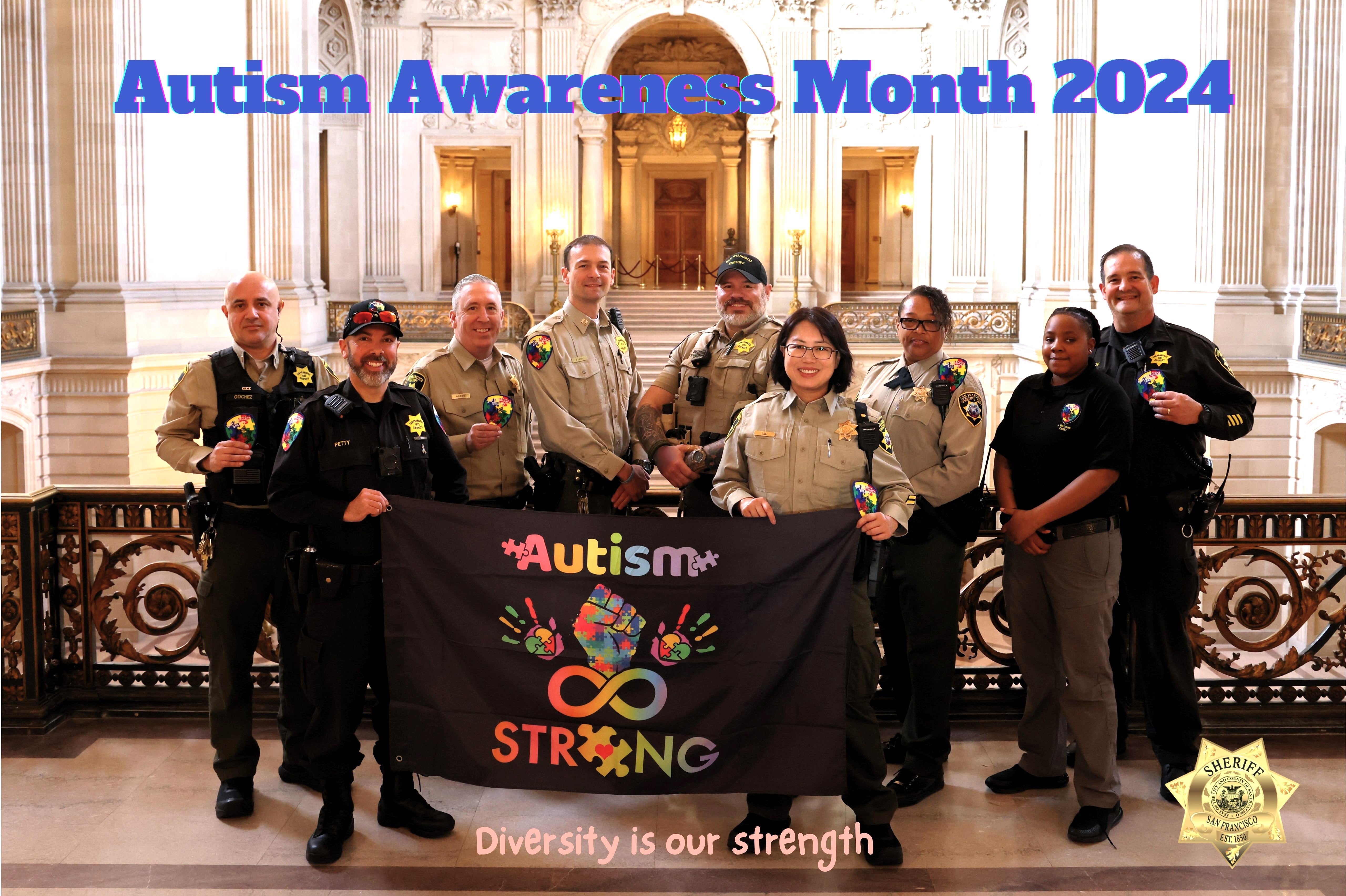 During Autism Awareness Month, the Sheriff's Office recognizes and supports our neurodiverse family members, colleagues, and friends. 