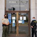 Sheriff's Deputies protect public buildings including the Department of Public Health